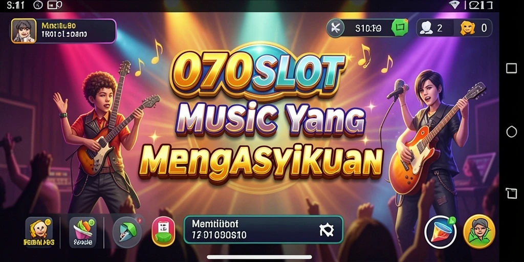 Screenshot gameplay 070SLOT yang menampilkan pengalaman bermain musik yang seru.