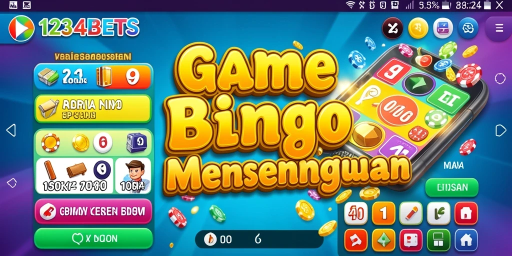 Tampilan menarik dari gameplay Bingo 1234BETS.