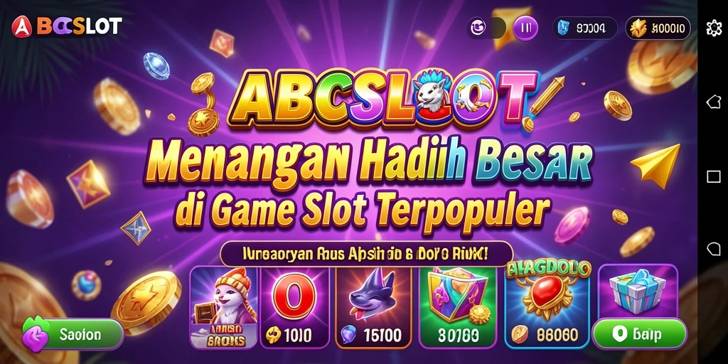 Tampilan gameplay menarik dari <strong>ABCSLOT</strong> yang penuh warna dan dinamis.