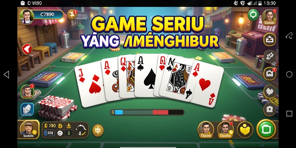 Tampilan gameplay seru dari C7890 dengan teman-teman.