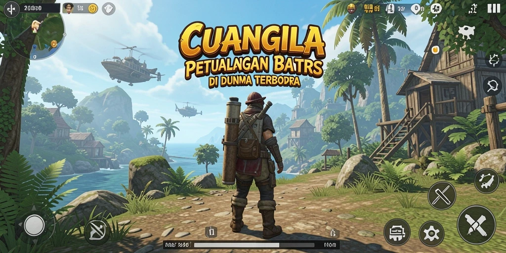 Screenshot CUANGILA menunjukkan momen eksplorasi mendalam dalam dunia Open World.