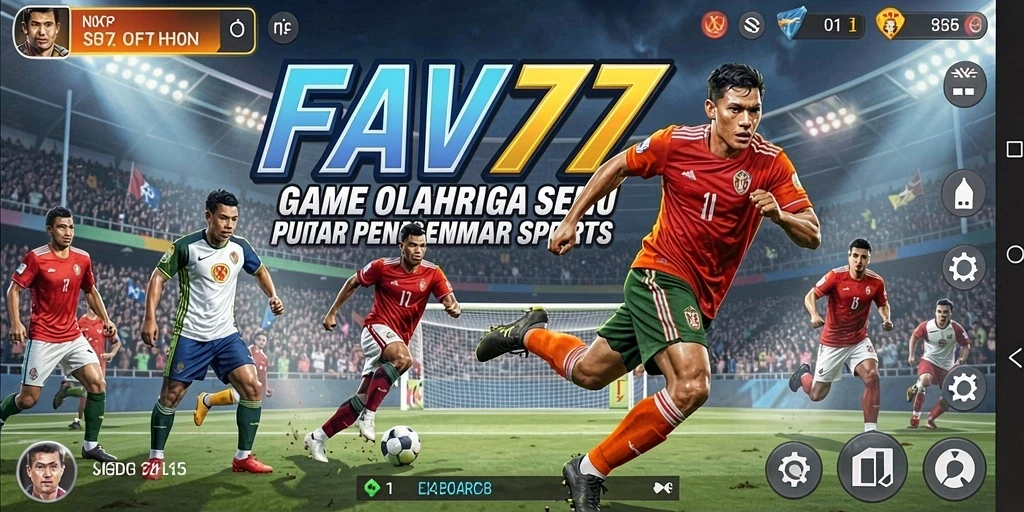 Tampilan seru gameplay olahraga di FAV77.