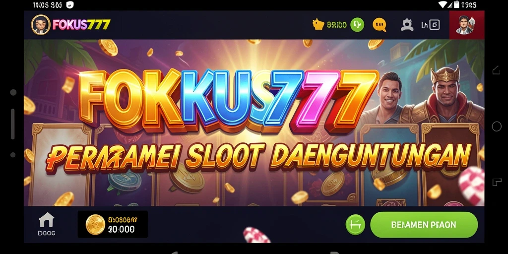 Tampilan gameplay FOKUS777 yang memukau dan penuh warna.