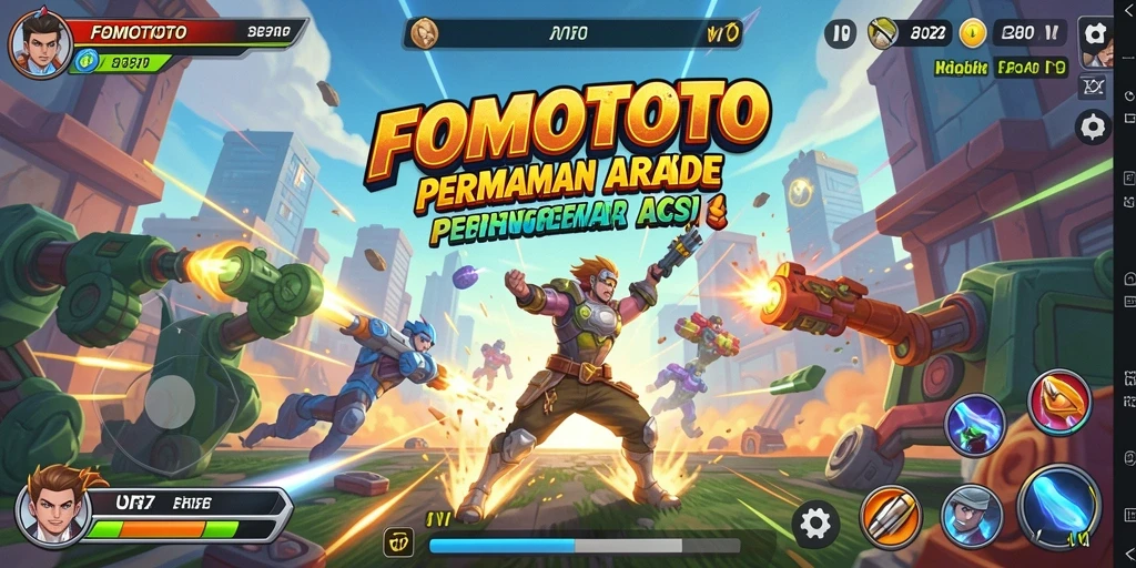 Tampilan gameplay seru dari FOMOTOTO yang menggugah semangat bermain.
