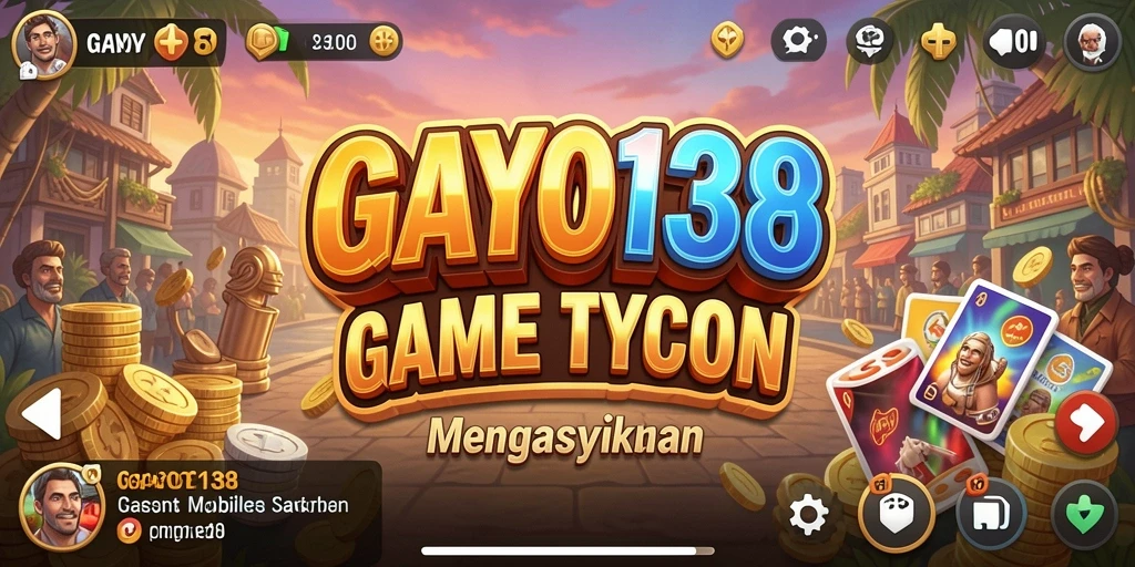 Tampilan gameplay GAYO138 yang menarik dan penuh warna.