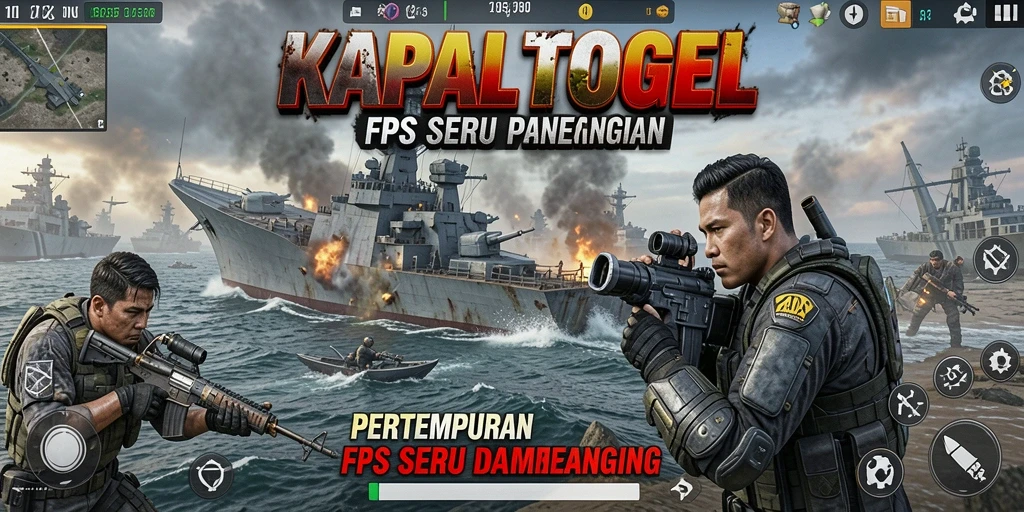 Gameplay KAPALTOGEL yang mendebarkan dan intens.