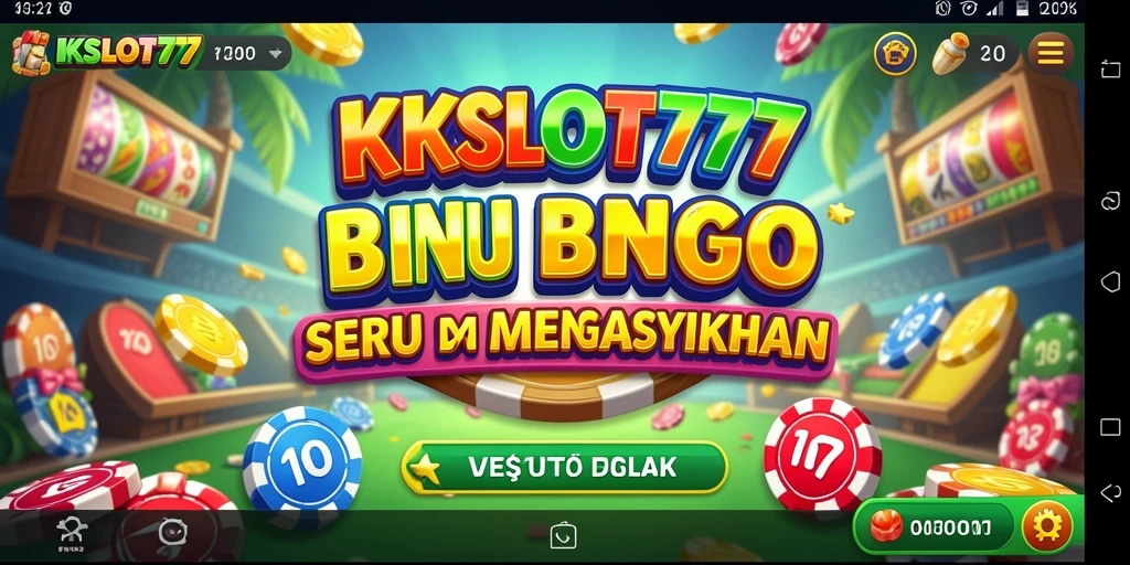 Tampilan gameplay KKSLOT777 yang mengasyikkan saat bermain Bingo.