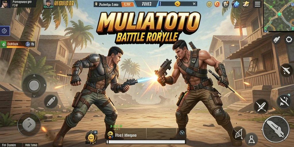 Tampilan gameplay menegangkan di <strong>MULIATOTO</strong> dengan aksi pertempuran seru.