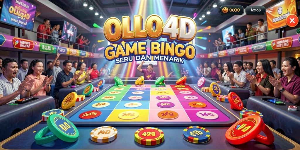 Tampilan gameplay seru dan interaktif di OLLO4D Bingo.