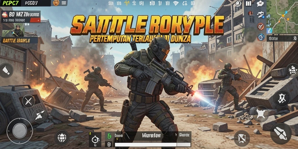 Gameplay memukau dalam pertempuran PCPC7