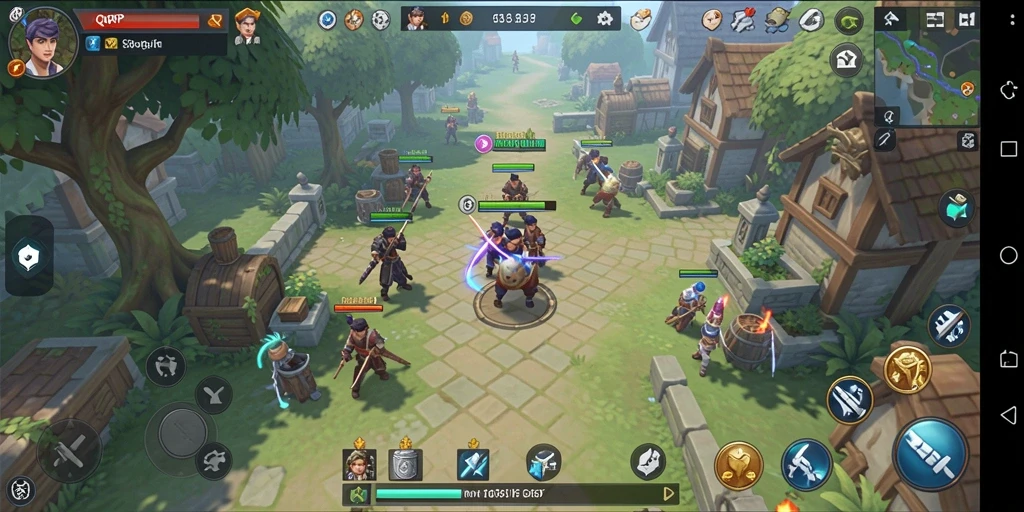 Tampilan gameplay SLG yang mendebarkan di QQRP.