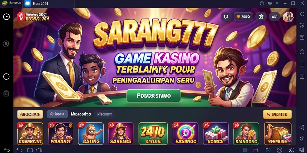 Tampilan gameplay SARANG777 yang menarik dan mendebarkan.