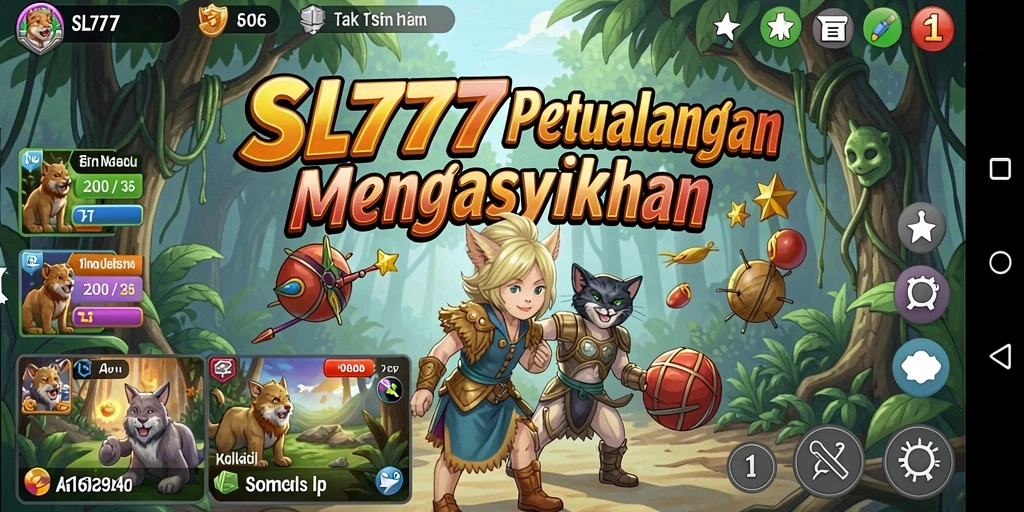 Tampilan gameplay SL777 yang menarik dan penuh petualangan.