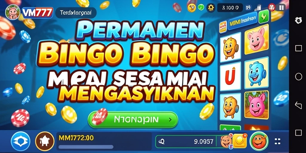 Tampilan gameplay VM777 dengan aksi seru Bingo.